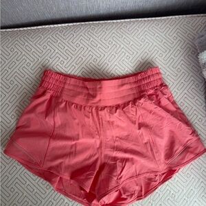 Lululemon Athletica Coral Athletic Shorts